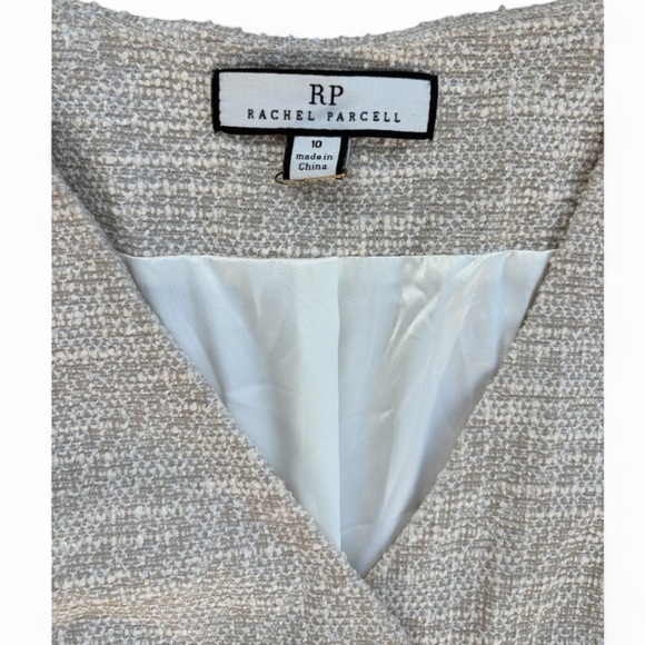 Rachel Parcell Cream Button-Front Mini Dress - Picture 4 of 7